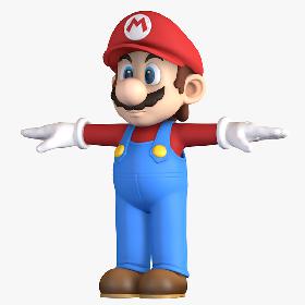 3D Super Mario Bros Character